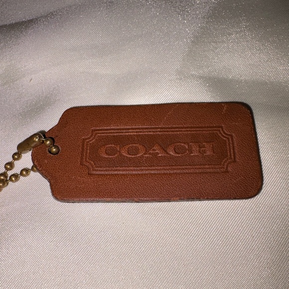 Coach Vintage 1996 Flap Shopper British Tan Leather Shoulder Bag USA - Picture 10 of 14